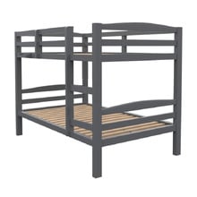 Kingston Single Pine Wood Convertible Bunk Bed